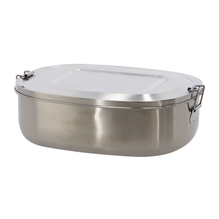 esschert design Roestvrij stalen lunchtrommel L