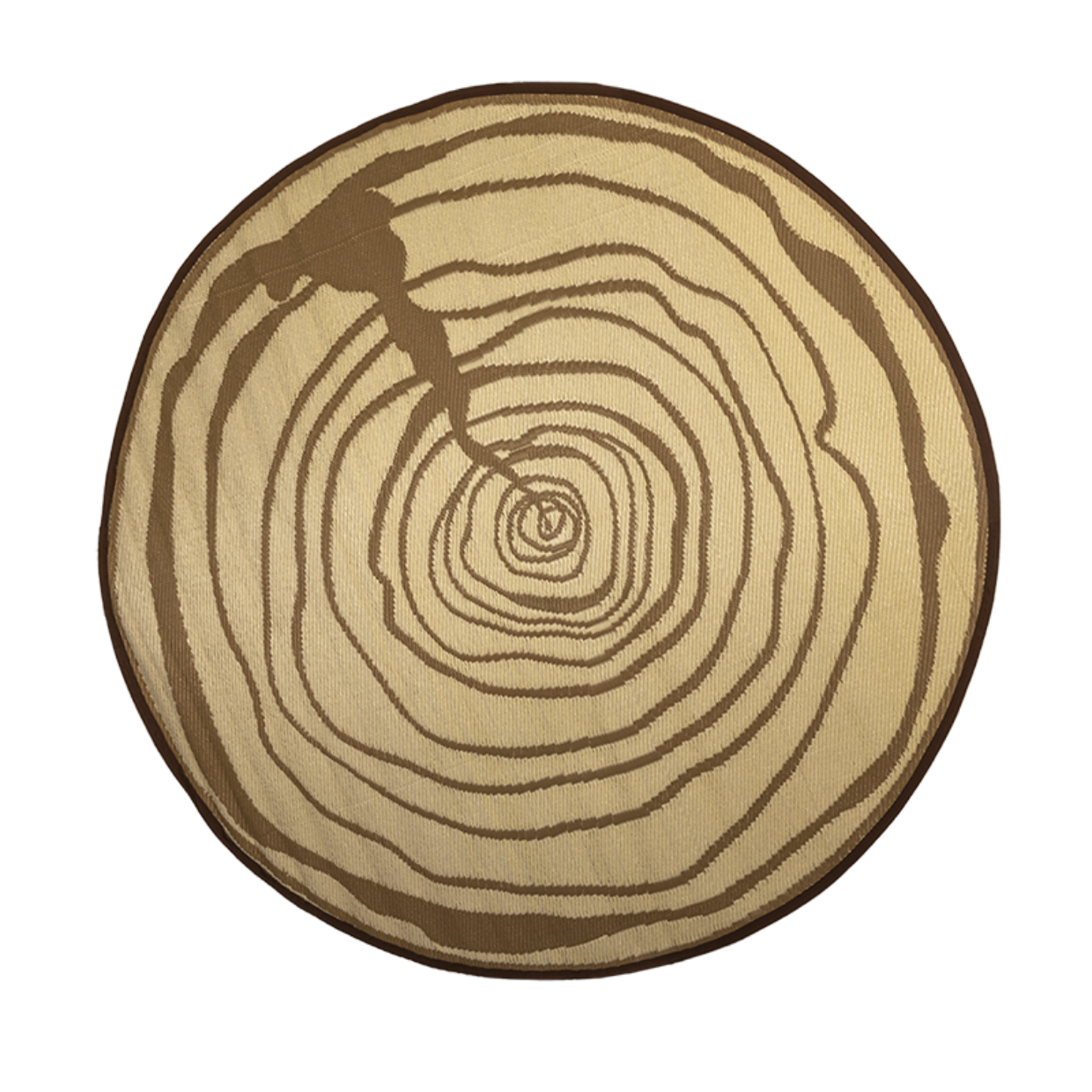 Esschert Design Rond Tuintapijt Jaarringen