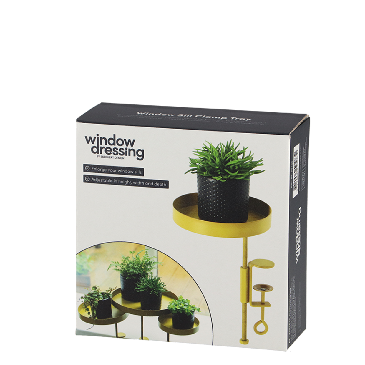 Esschert Design Ronde Gouden Vensterbankklem S