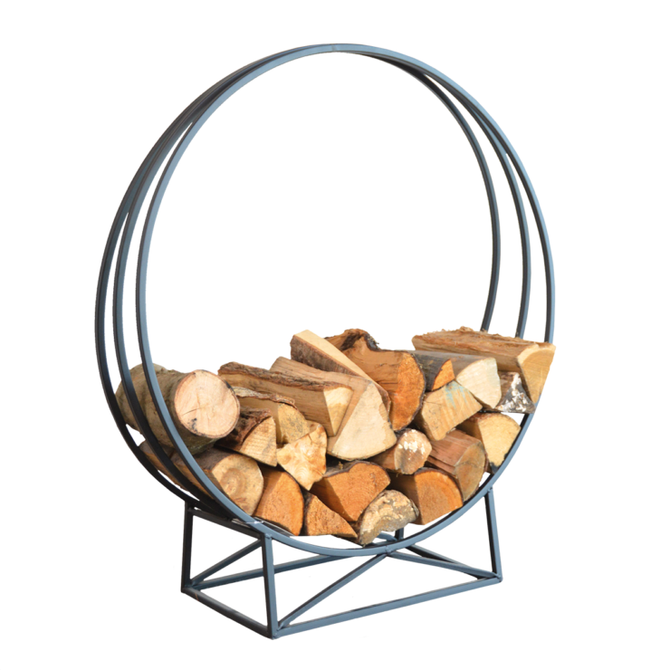 esschert design Ronde houtopslag