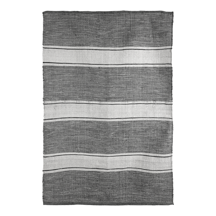 esschert design RPET geweven tuintapijt gestreept