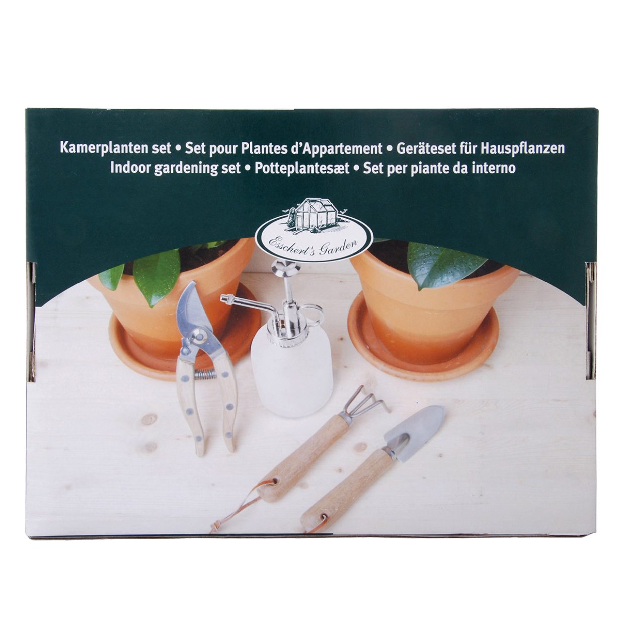 Esschert Design RVS Kamerplanten Set