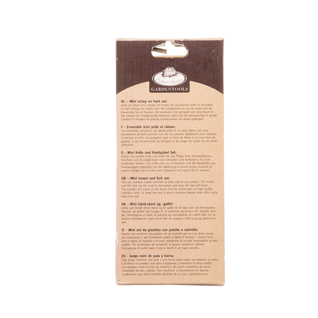 Esschert Design RVS Minigereedschap Schep/hark