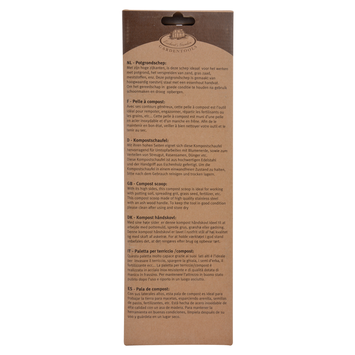 Esschert Design RVS Potgrondschep