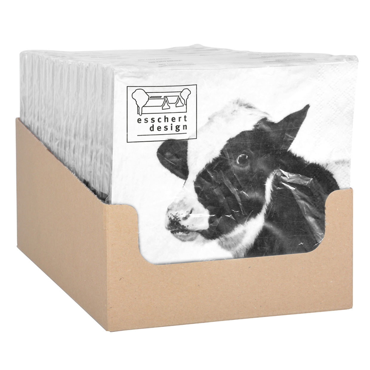 Esschert Design Servetten Boerderijdieren Z/w S