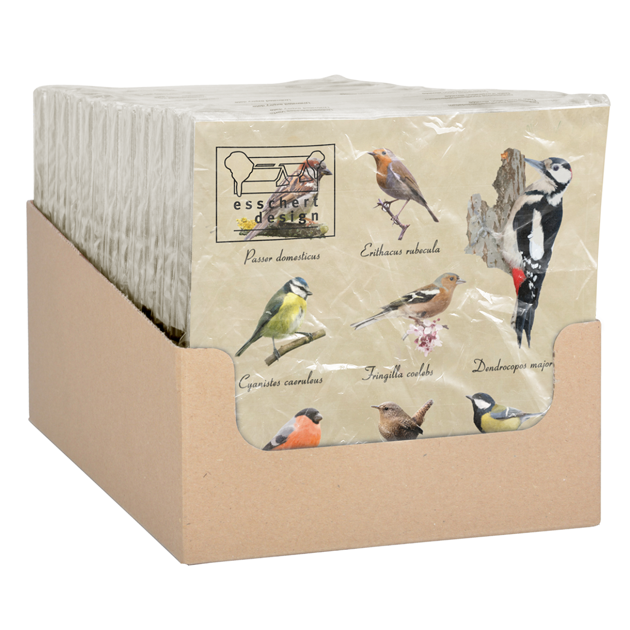 Esschert Design Servetten Vogels 33x33cm