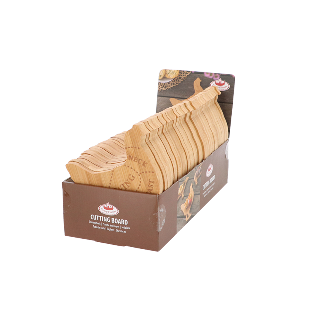 Esschert Design Snijplank Kip S