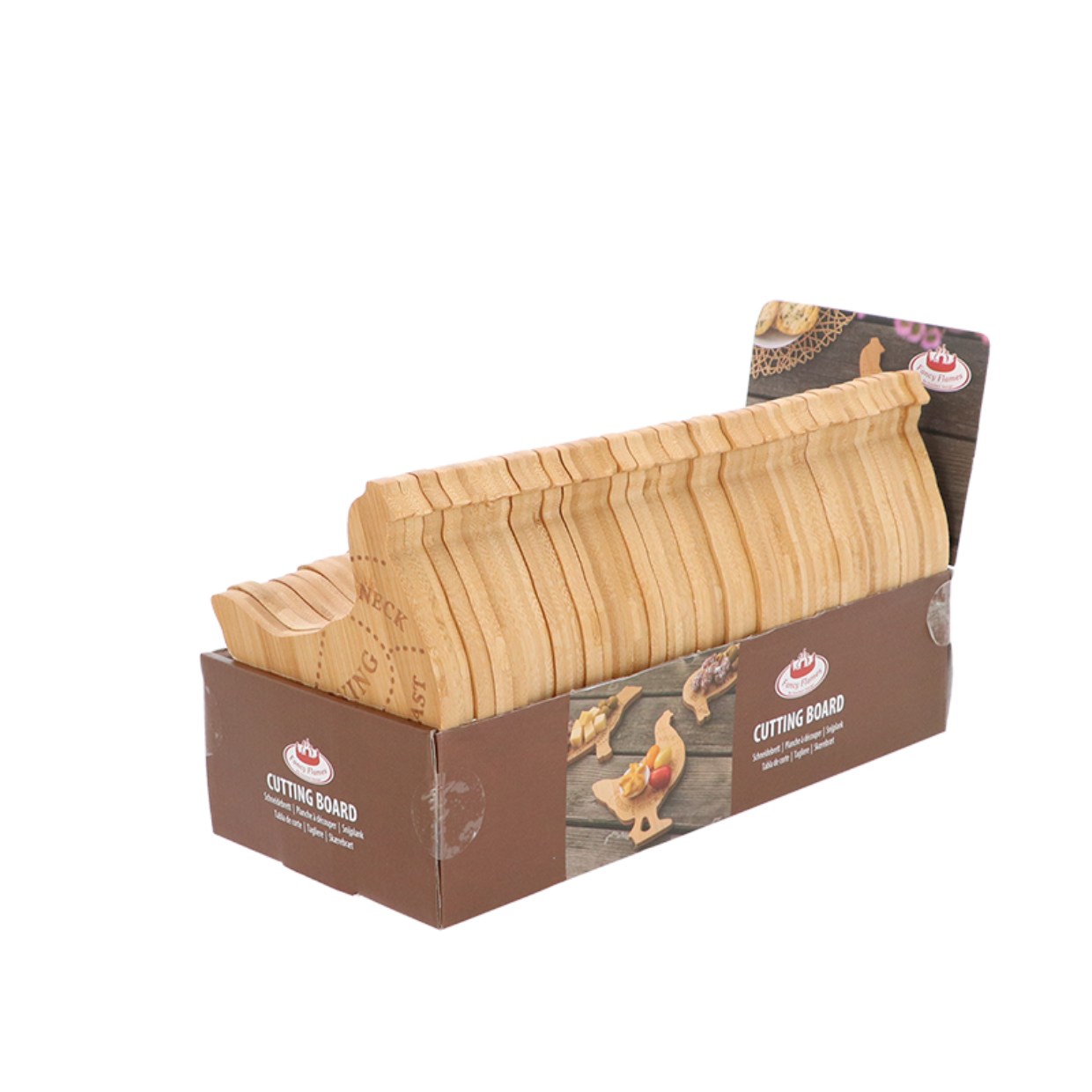 Esschert Design Snijplank Kip S