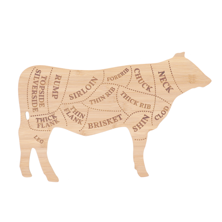 esschert design Snijplank koe L