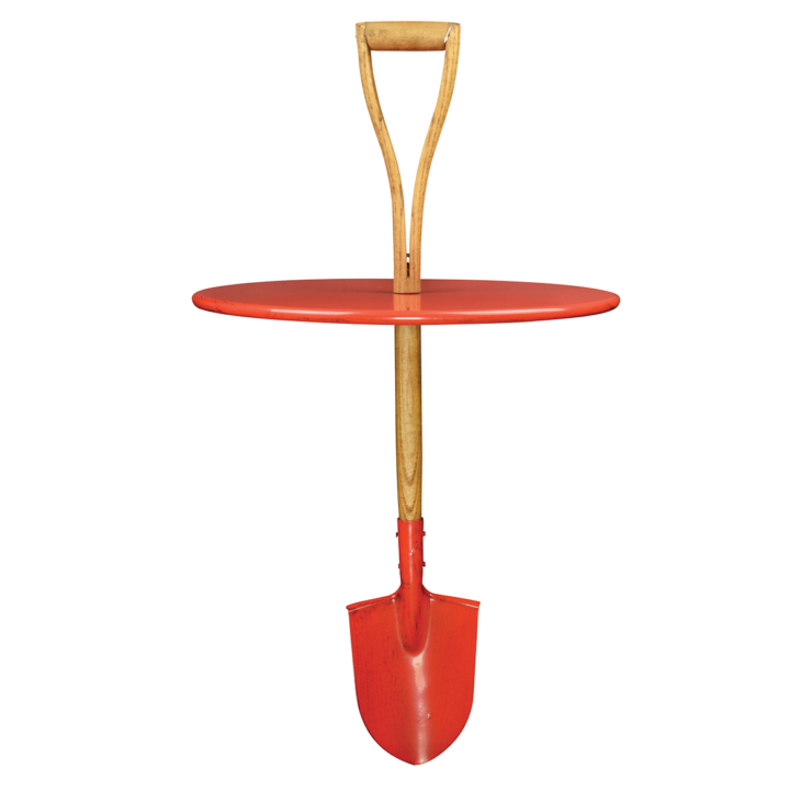 esschert design Spade tafel rood