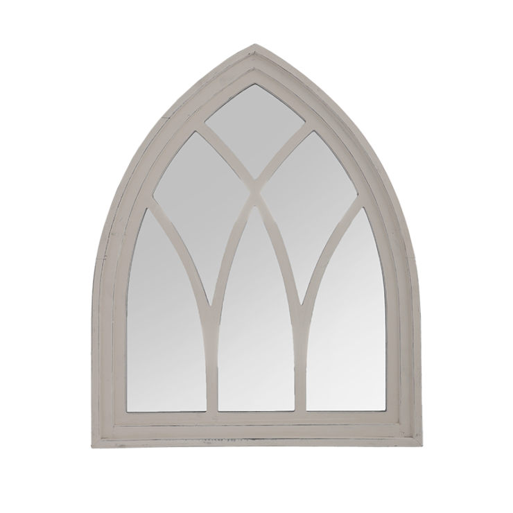 esschert design Spiegel gotisch wit