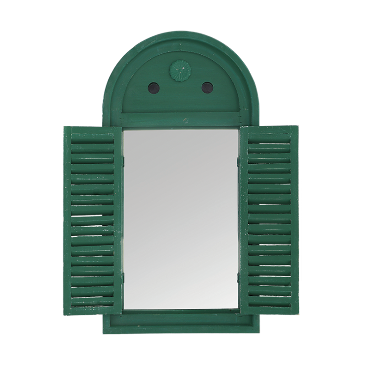 esschert design Spiegel louvre groen