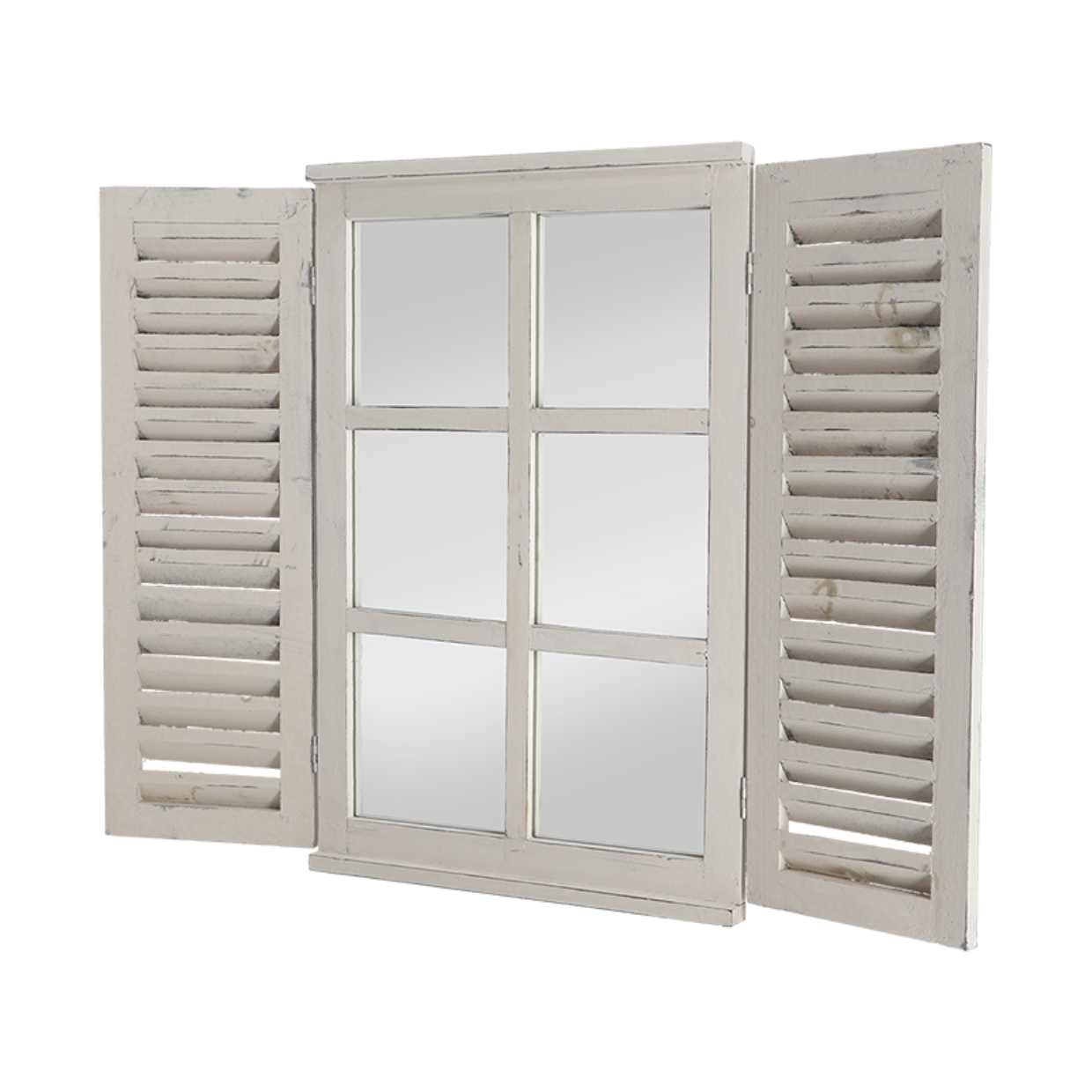 Esschert Design Spiegel Raam Met Luiken