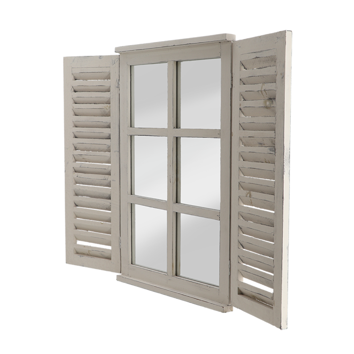 Esschert Design Spiegel Raam Met Luiken