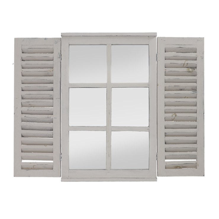 esschert design Spiegel raam met luiken