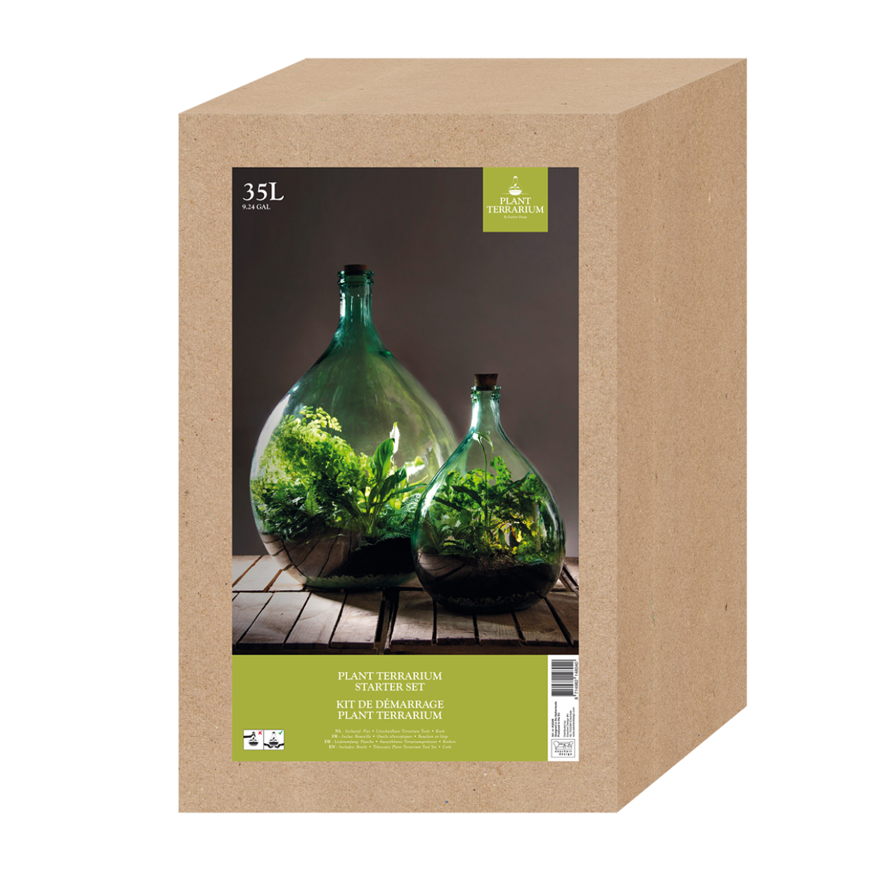Esschert Design Terrariumfles 35 Liter Set