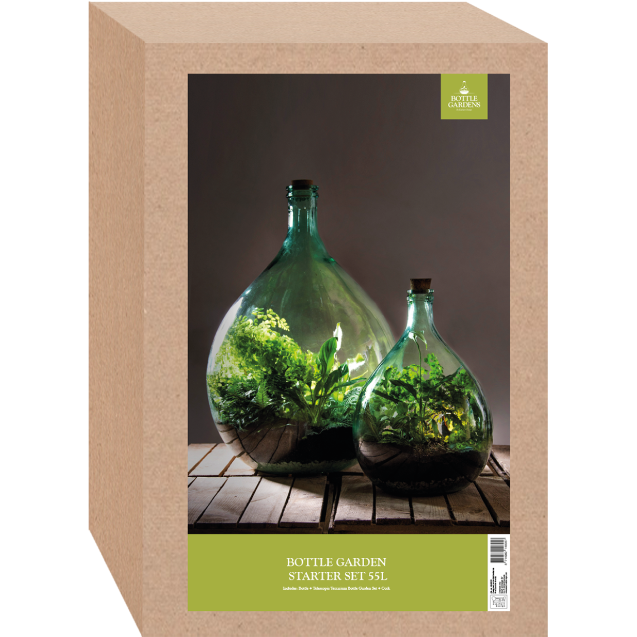 Esschert Design Terrariumfles 55 Liter Set