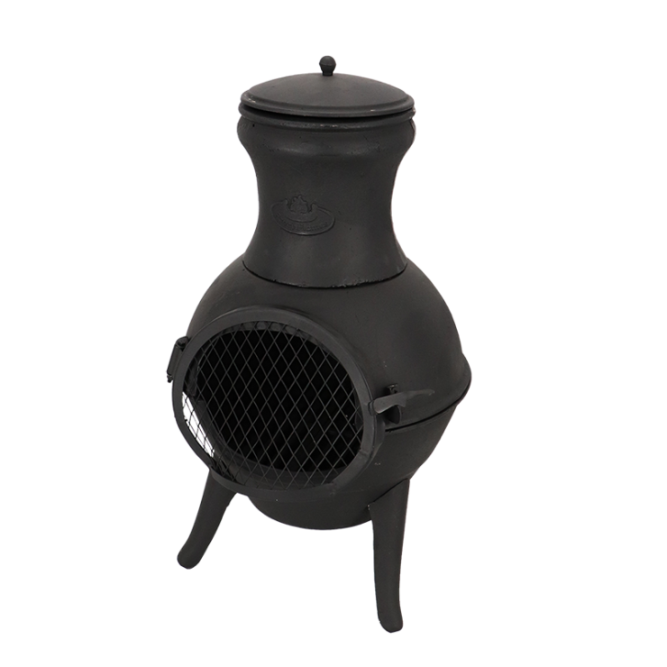 esschert design Terraskachel 70 cm met deur