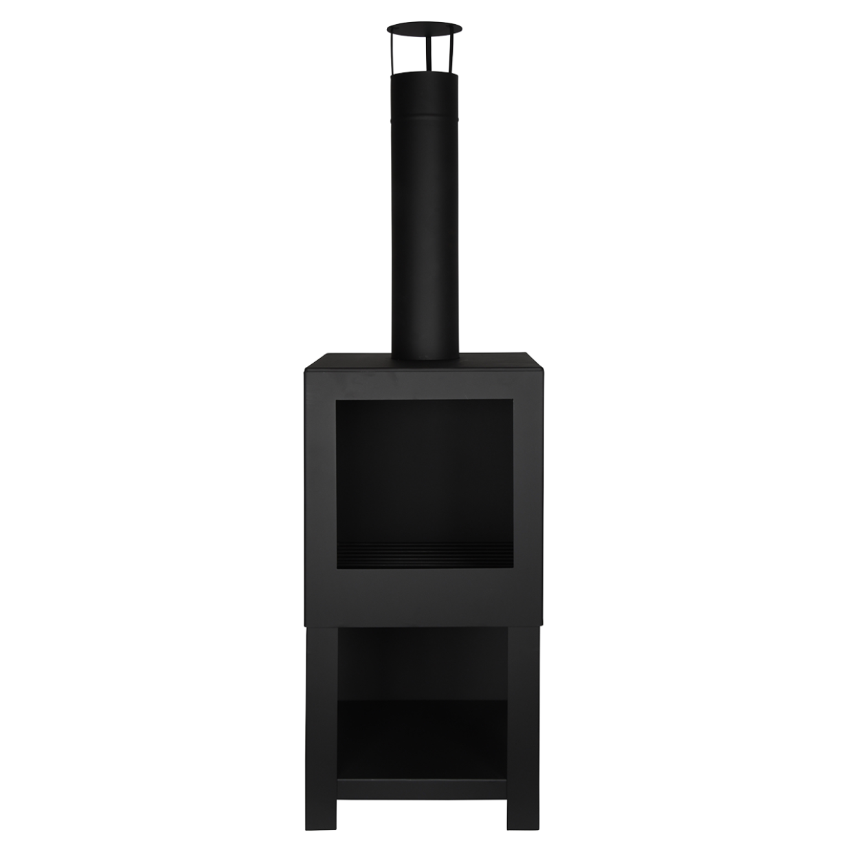 Esschert Design Terraskachel Met Houtopslag