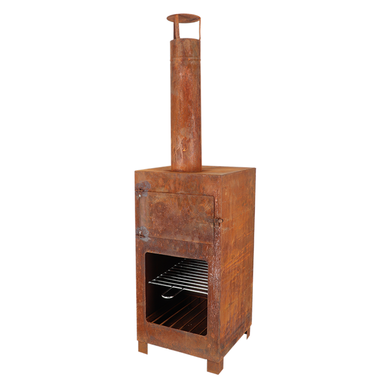 Esschert Design Terraskachel + Pizzaoven Roest