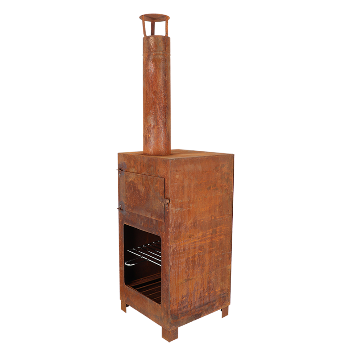 Esschert Design Terraskachel + Pizzaoven Roest