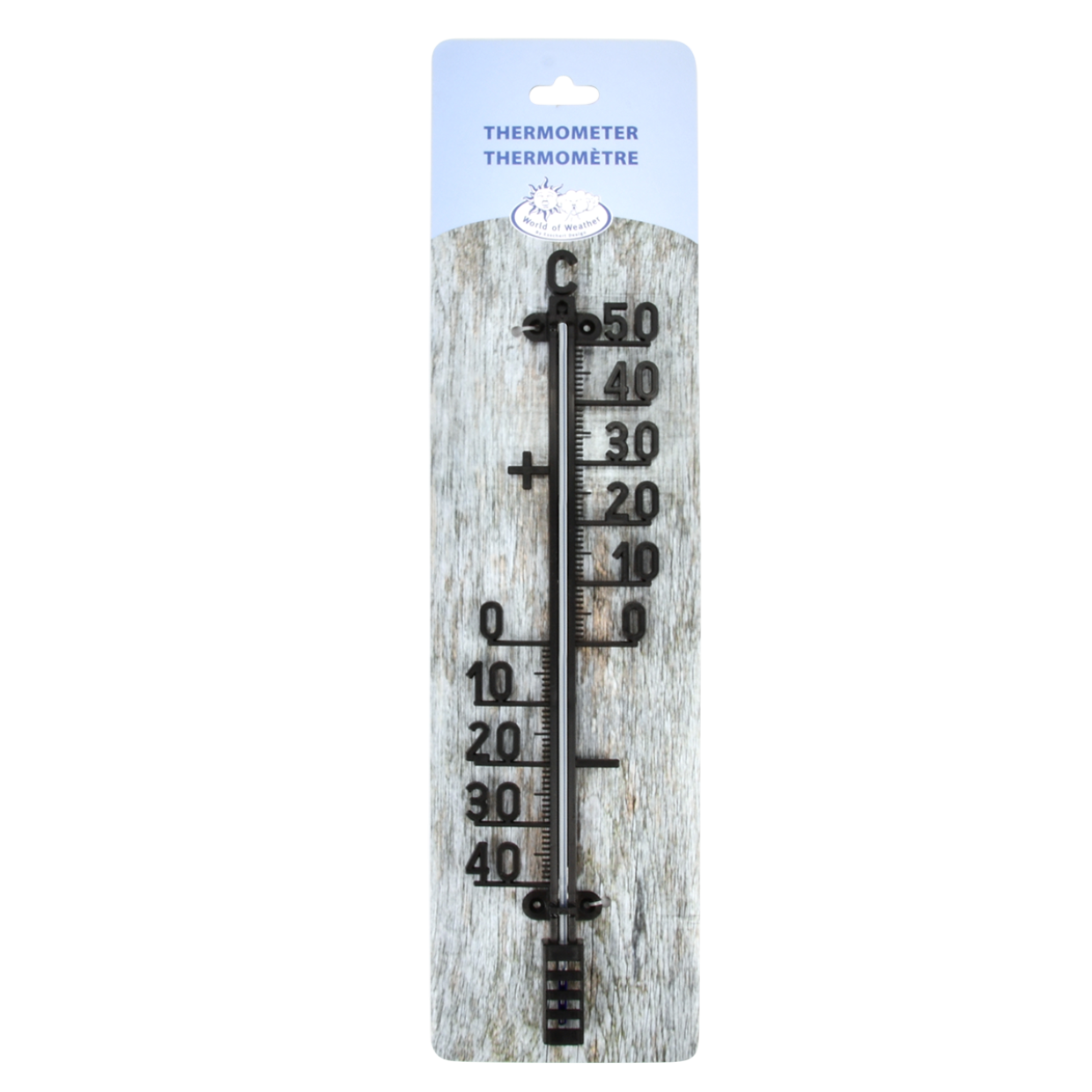 Esschert Design Thermometer Cijfers Zwart