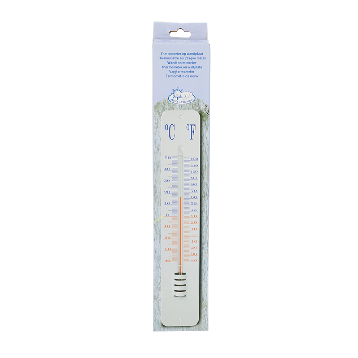 Esschert Design Thermometer Op Wandplaat
