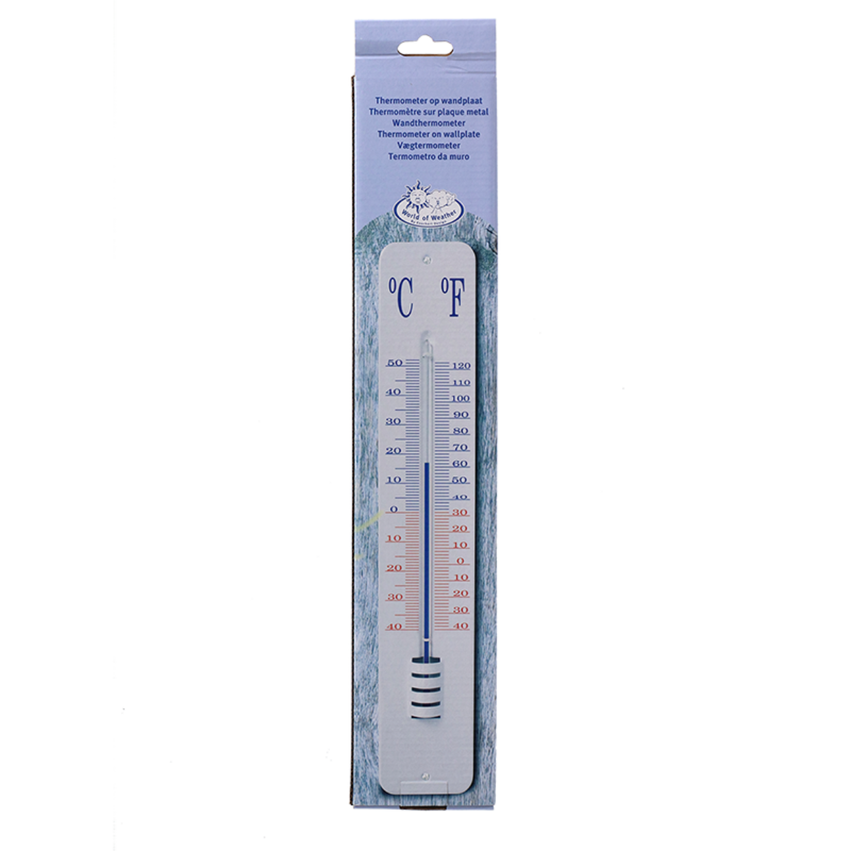 Esschert Design Thermometer Op Wandplaat