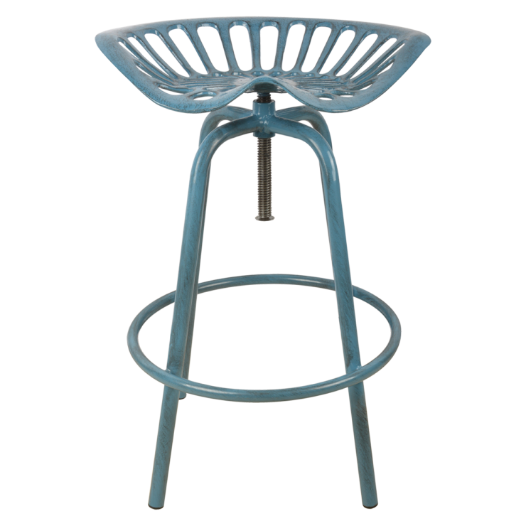 esschert design Tractorstoel blauw (geassembleerd)