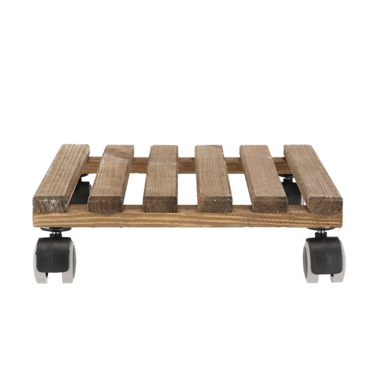 esschert design Trolley bruin vierkant indoor L
