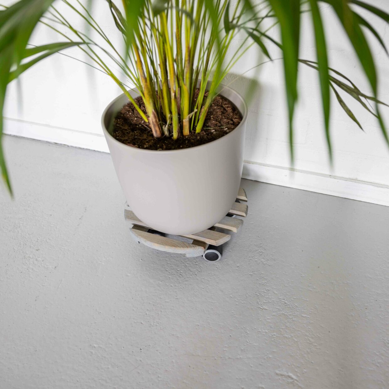 Esschert Design Trolley Grijs Rond Indoor L