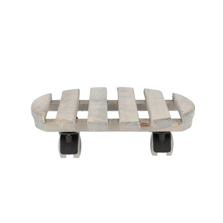 esschert design Trolley grijs rond indoor L