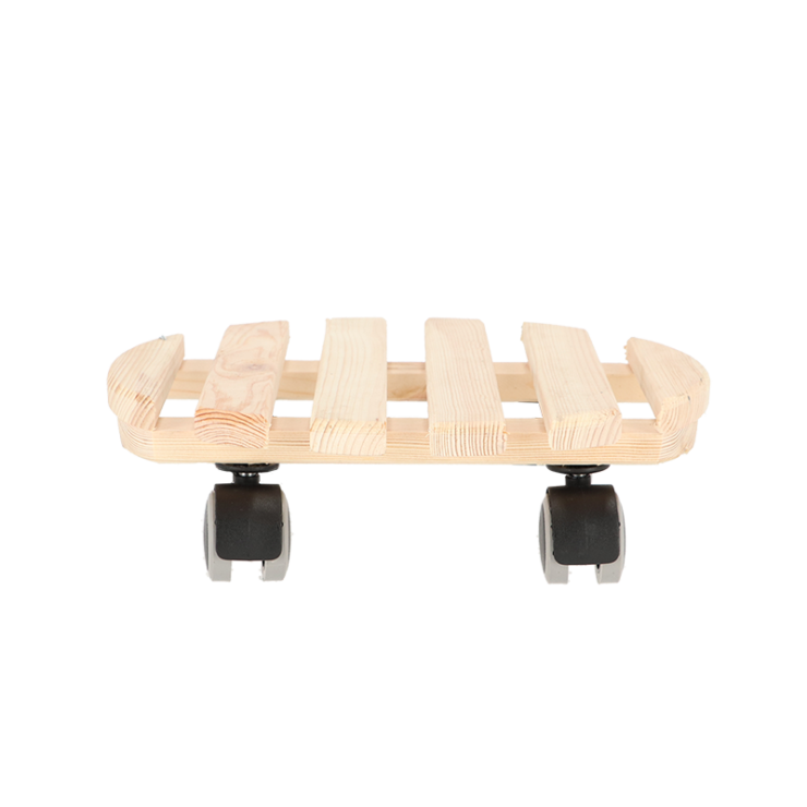 esschert design Trolley naturel rond indoor L