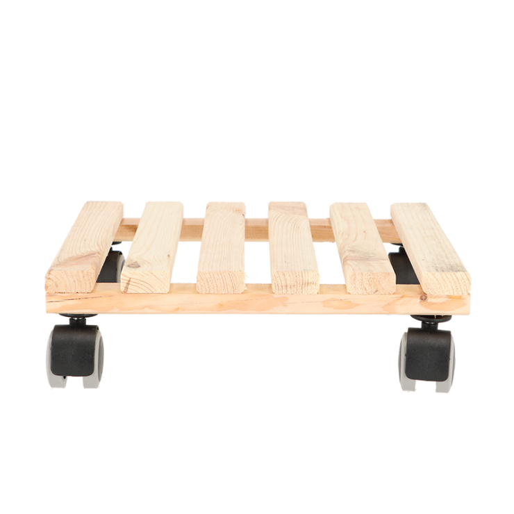 esschert design Trolley naturel vierkant indoor L