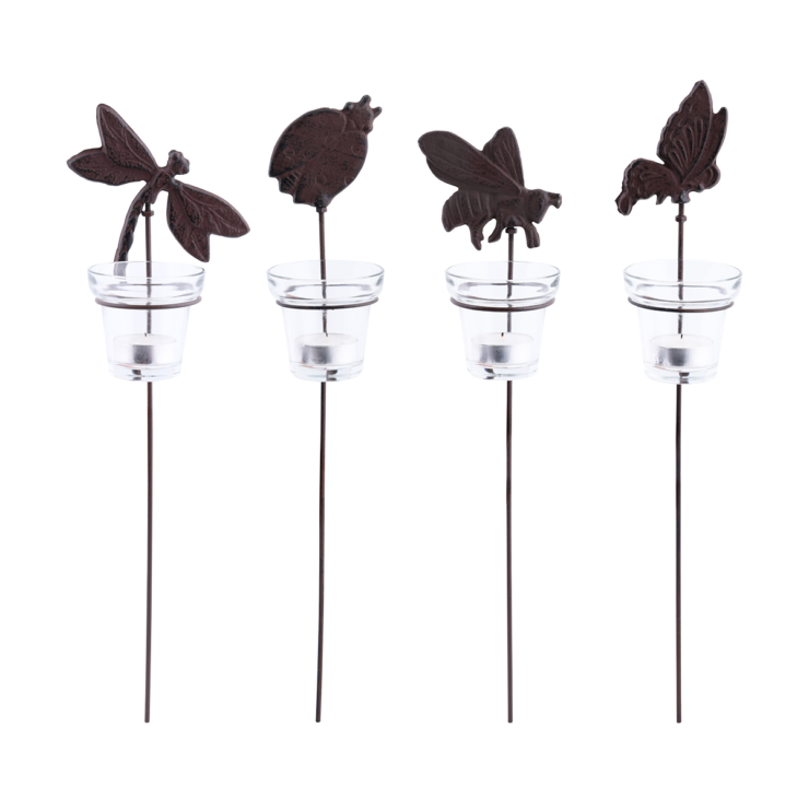 esschert design Tuinkandelaars insecten