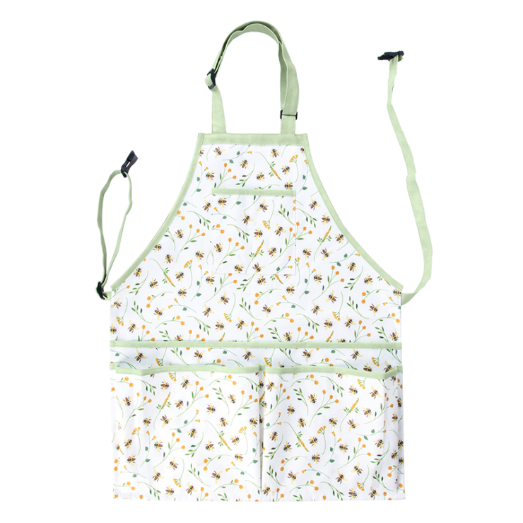 esschert design Tuinschort met bijenprint