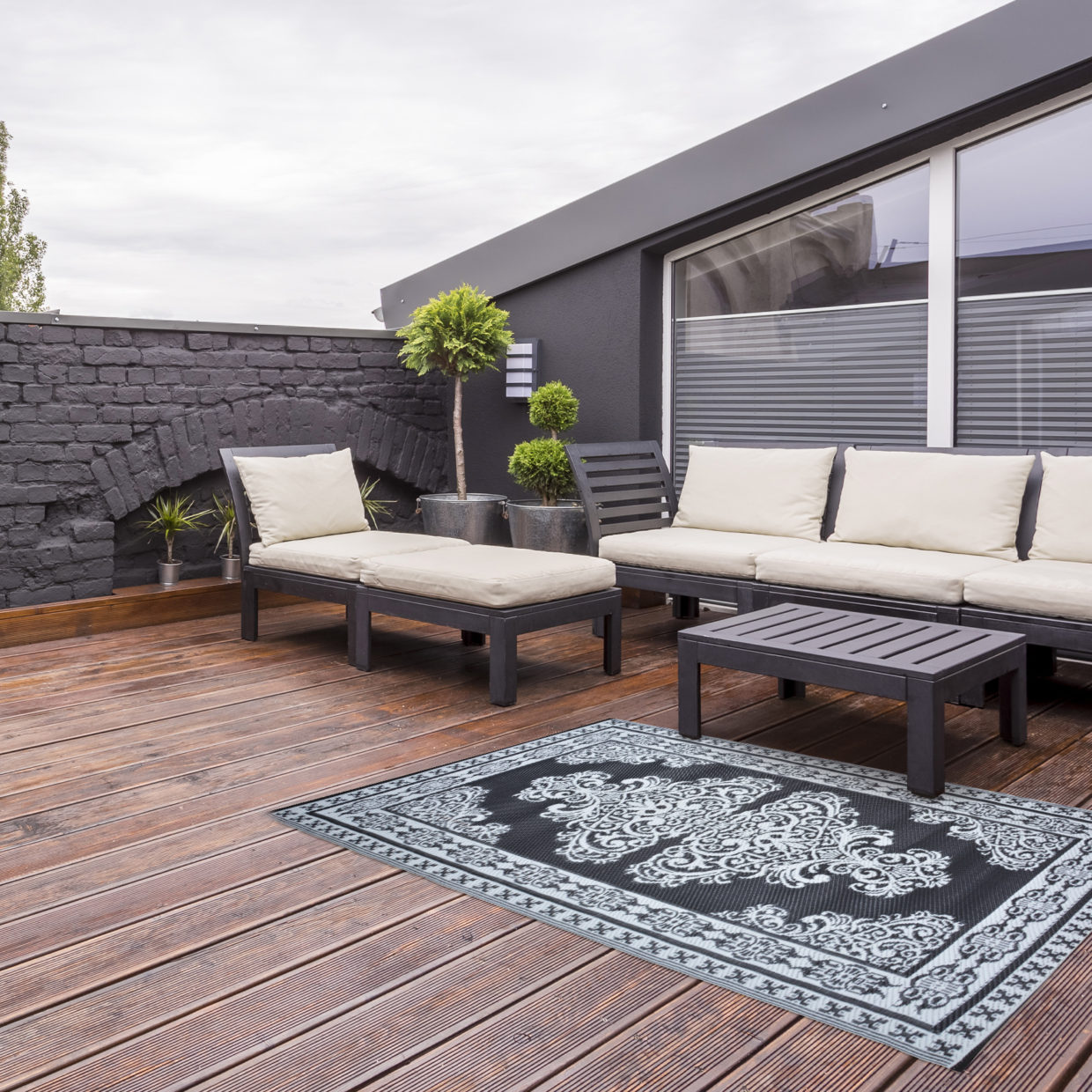 Esschert Design Tuintapijt Perzisch Motief