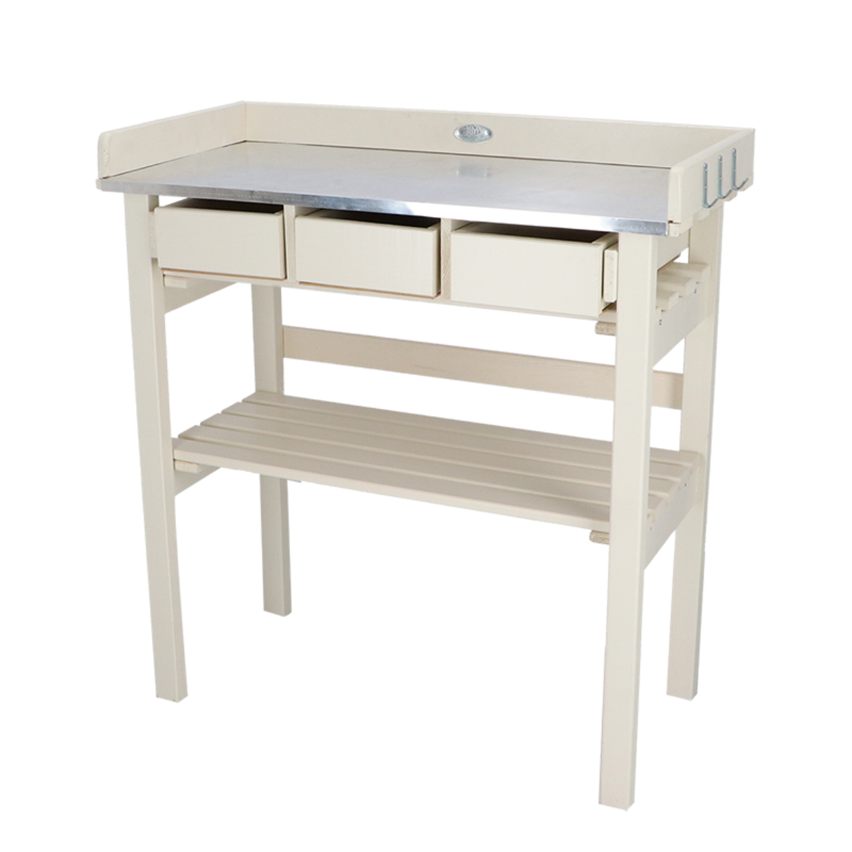 Esschert Design Tuinwerktafel Met Lades Wit