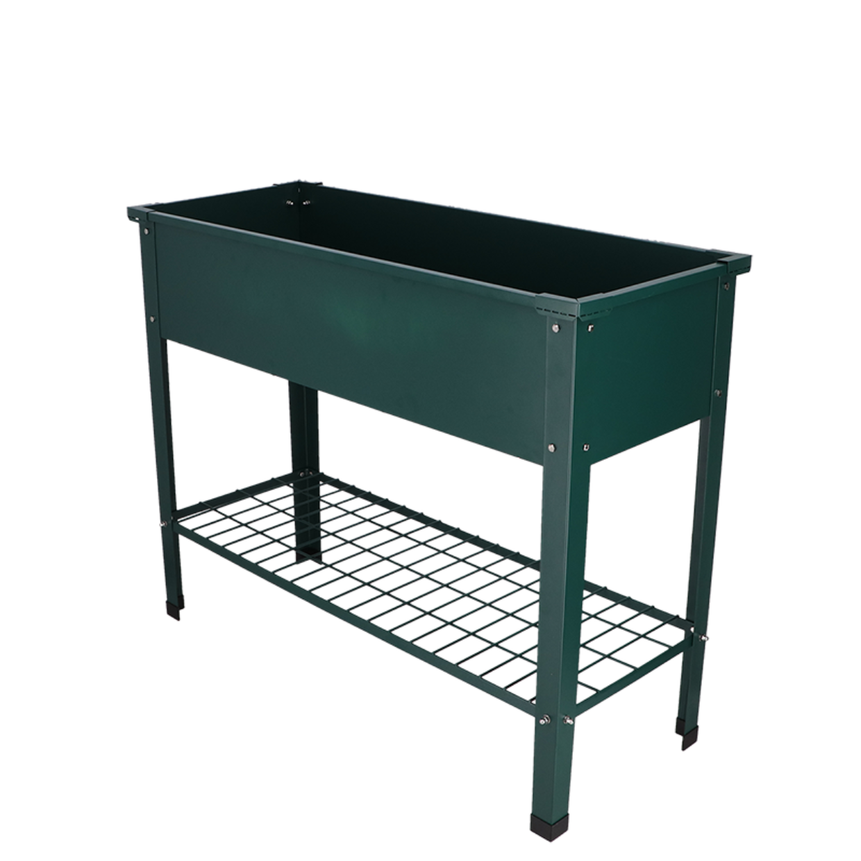 Esschert Design Verhoogde Kweekbak Metaal Groen L