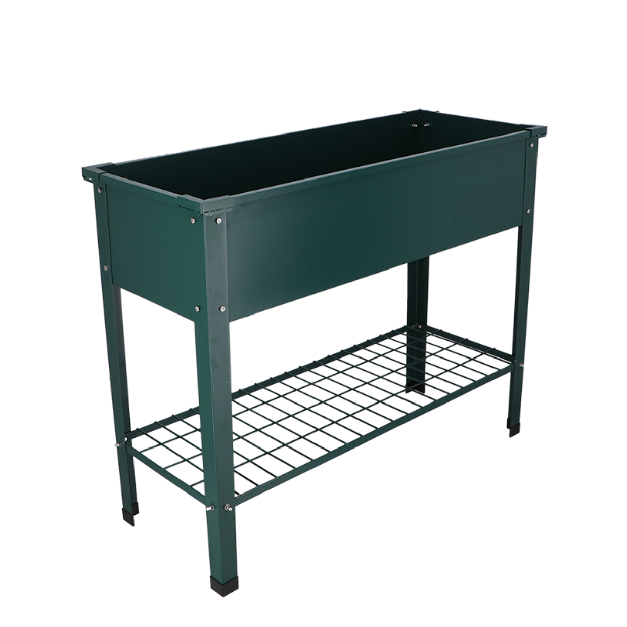 Esschert Design Verhoogde Kweekbak Metaal Groen L