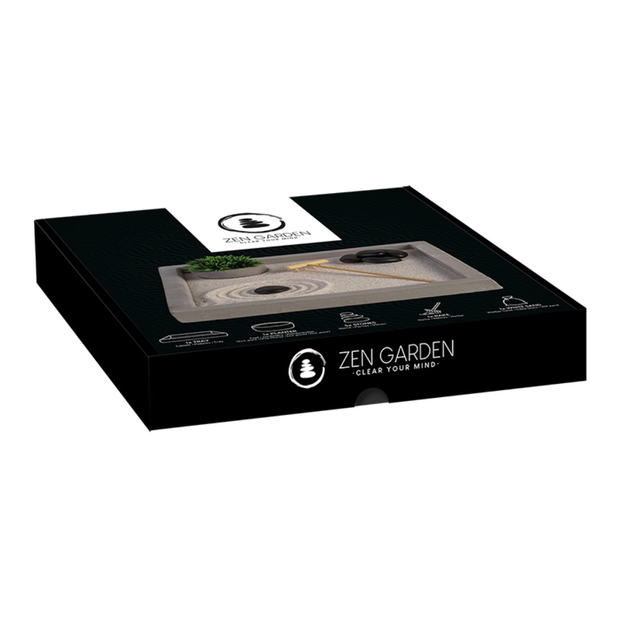 Esschert Design Vierkante Mini Zentuin