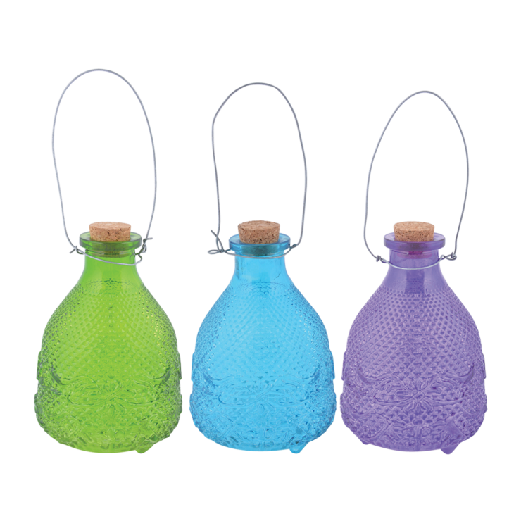 esschert design Vintage wespenpot ruitjesglas S