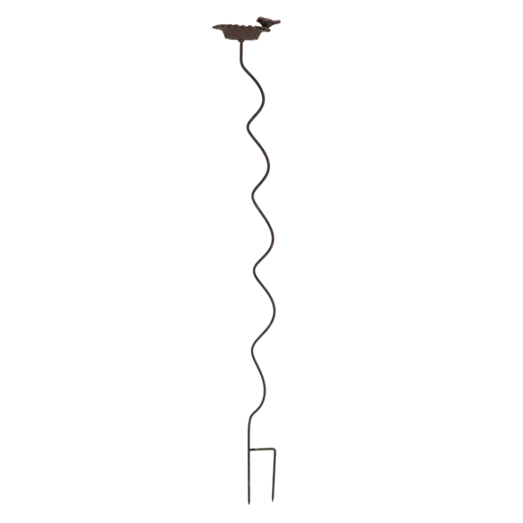 esschert design Vogelbad op plantensteun spiraal