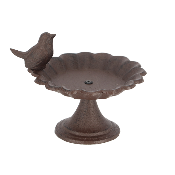 esschert design Vogelbad op voet gietijzer