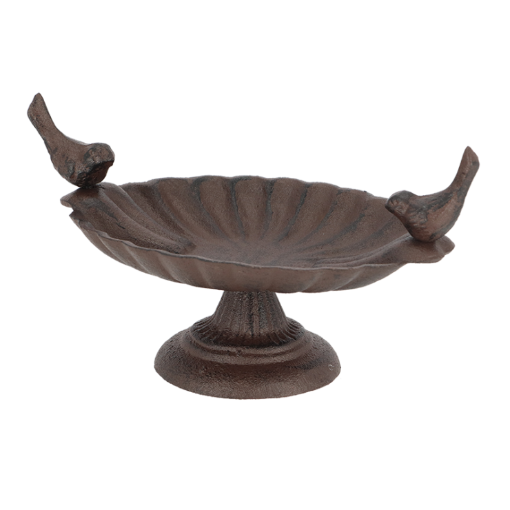 esschert design Vogelbad op voet gietijzer