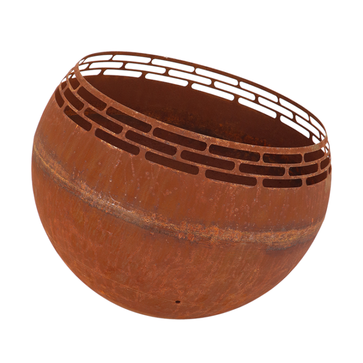 Esschert Design Vuurbal Laser Cut Roest Strepen