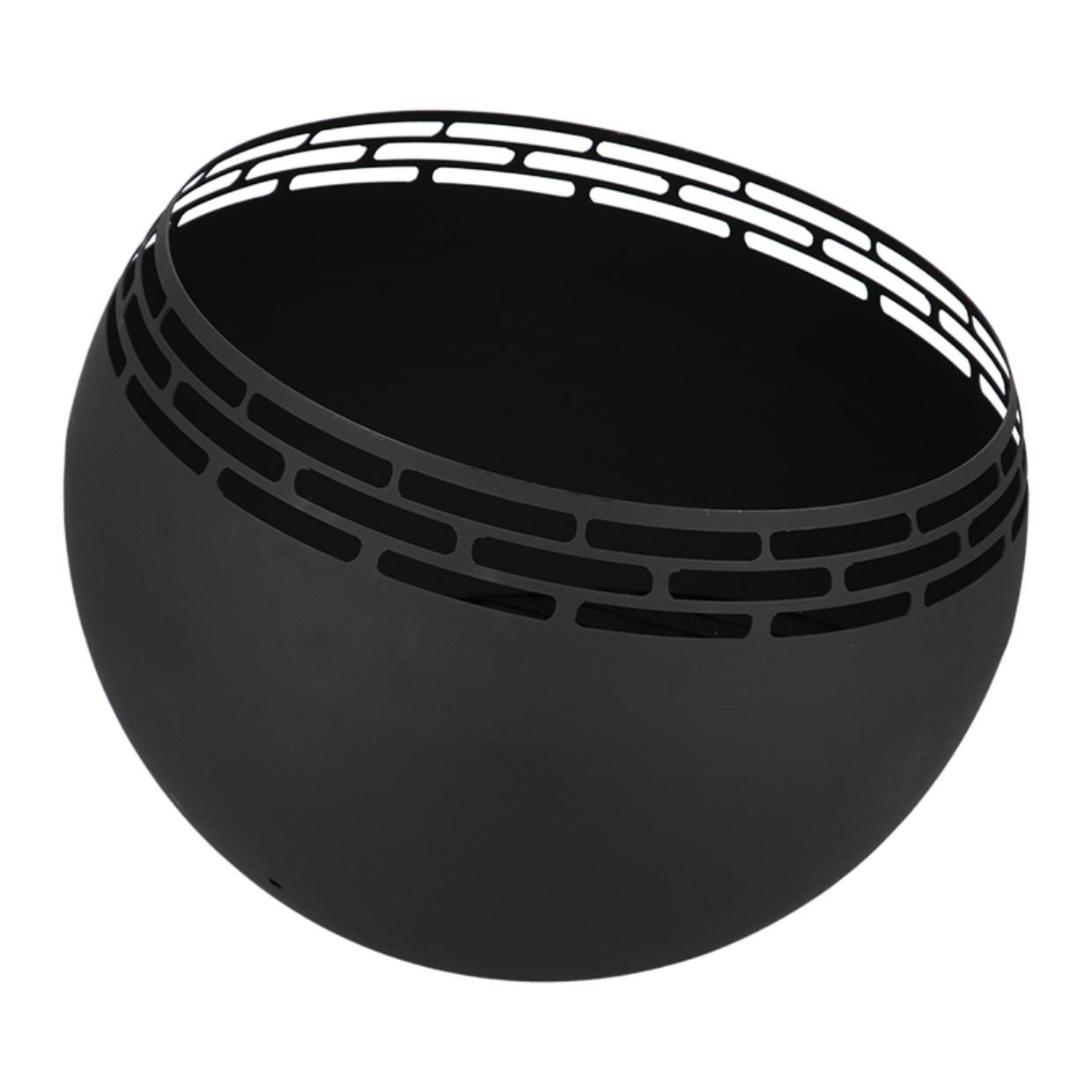 Esschert Design Vuurbal Laser Cut Zwart Strepen