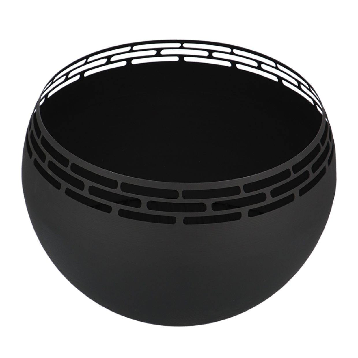 Esschert Design Vuurbal Laser Cut Zwart Strepen