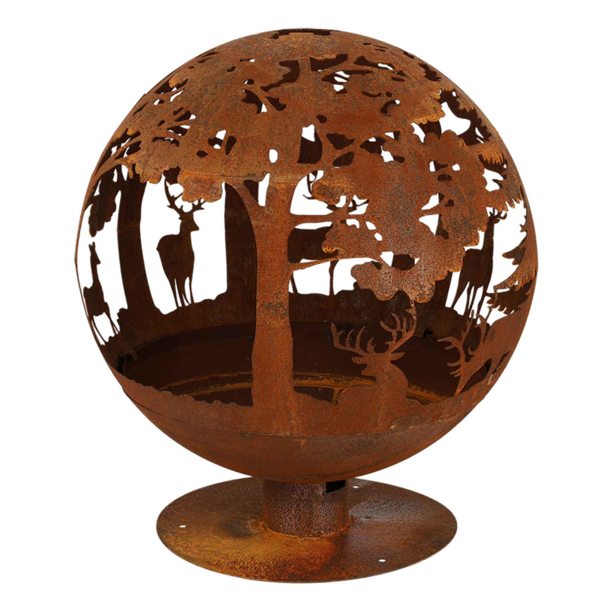 Esschert Design Vuurbal Lasercut Roest