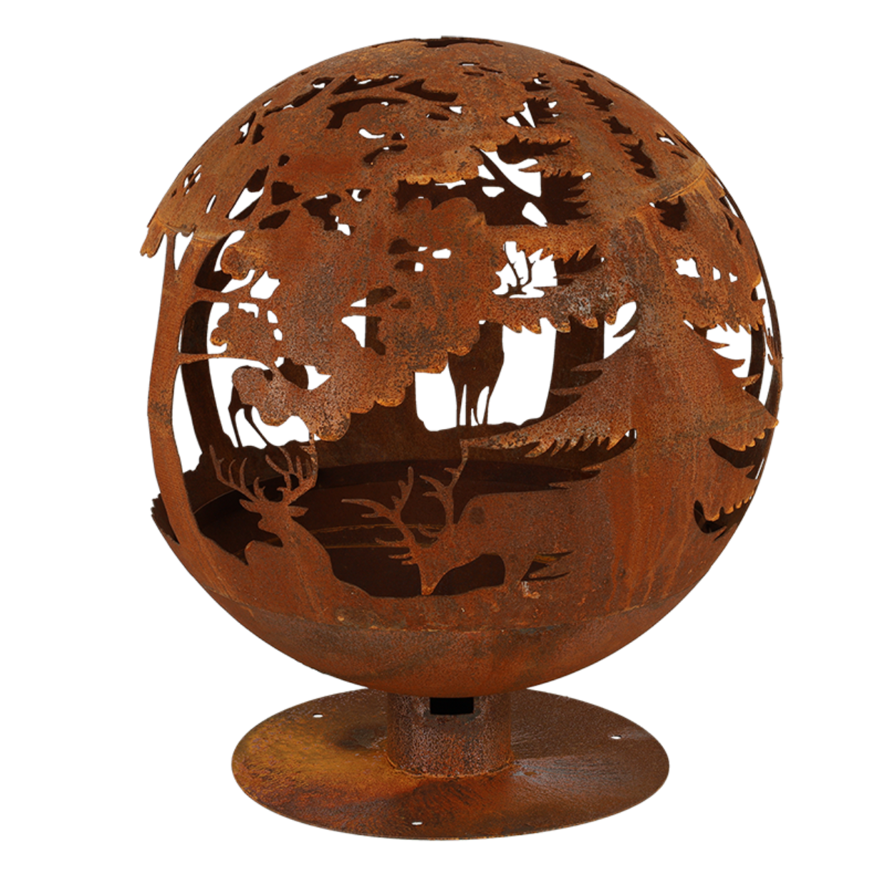 Esschert Design Vuurbal Lasercut Roest